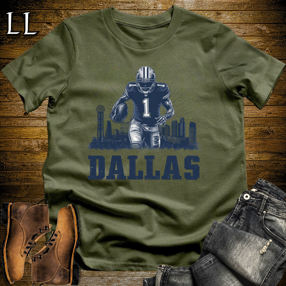 Dallas Cowboys Shirt Military Green | NFL Fan Tee