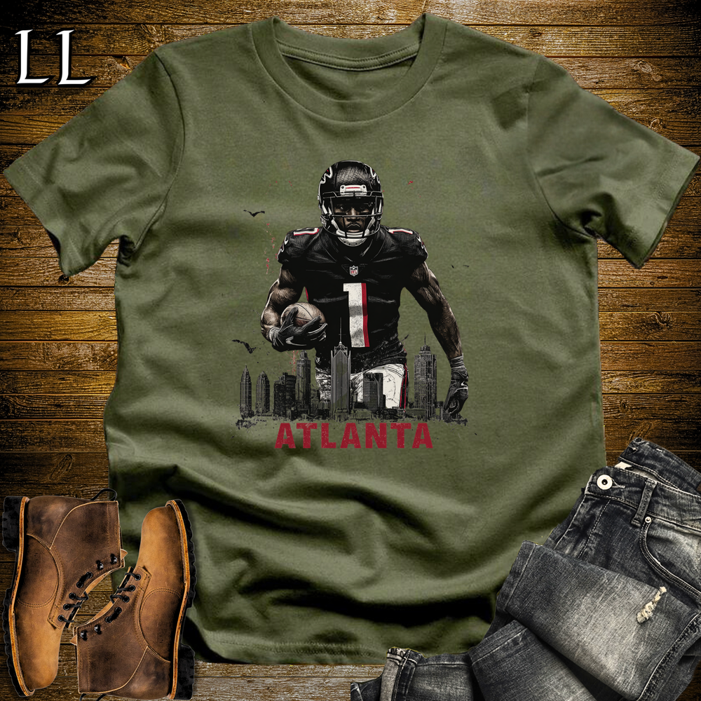 Atlanta Falcons Shirt Military Green | NFL Fan Tee