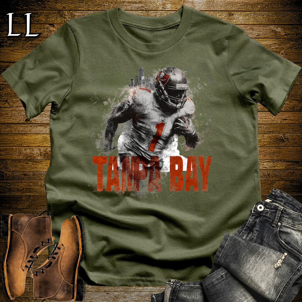Tampa Bay Buccaneers Shirt Military Green | NFL Fan Tee