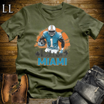 Miami Dolphins Shirt Military Green | NFL Fan Tee