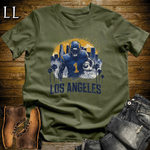 Rams Football Shirt Military Green | LA Rams Fan Tee