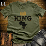 King Africa Softstyle T Shirt Military Green | African King Pride Tee