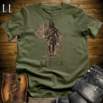 Made In Africa Man Softstyle T Shirt Military Green | African Heritage Tee