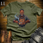 African Grill Master T Shirt Military Green | BBQ Gift African Tee