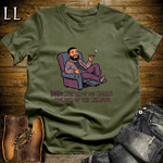 Dad Keeper Of Cigars Softstyle Tee Military Green | Funny Cigar Dad Tee