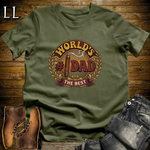 Worlds 1 Dad Cigar Softstyle Tee Military Green | Best Cigar Dad Tee
