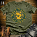 Wisconsin Cigar Society Softstyle T Shirt Military Green | Cigar Lover Gift Tee