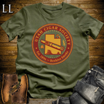 Utah Cigar Society Softstyle T Shirt Military Green | Cigar Lover Gift Tee