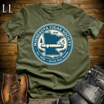 Minnesota Cigar Society Softstyle T Shirt Military Green | Cigar Lover Gift Tee