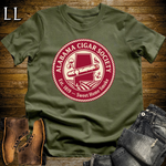 Alabama Cigar Society Softstyle T Shirt Military Green | Cigar Lover Gift Tee