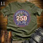 Americas 250 Cigar Badge Softstyle T Shirt - Military Green