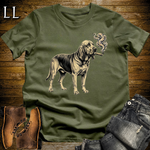 Vintage Cigar Bloodhound Softstyle T Shirt Military Green | Cigar Bloodhound Tee