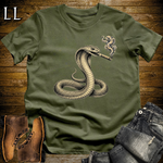 Vintage Cigar Cobra Softstyle T Shirt Military Green | Vintage Cigar Lover Tee