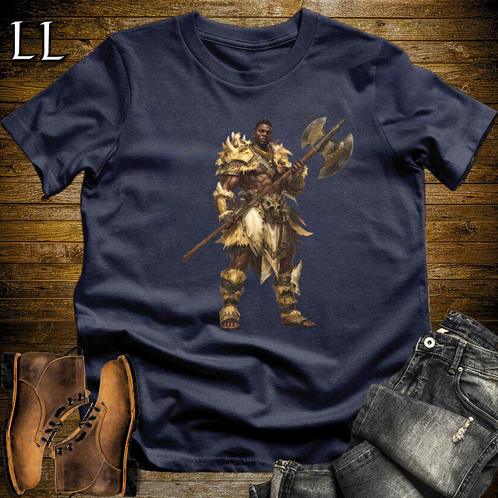 African Doubleblade Axe Master Navy | Axe Master Tee