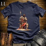African Desert Spearmaster Navy | Warrior Tee