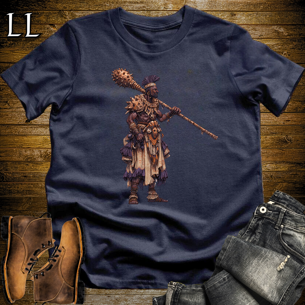 African Copper Mace Warrior - Navy