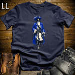 African Blue Pirate King Softstyle Tee Navy | African Warrior Tee