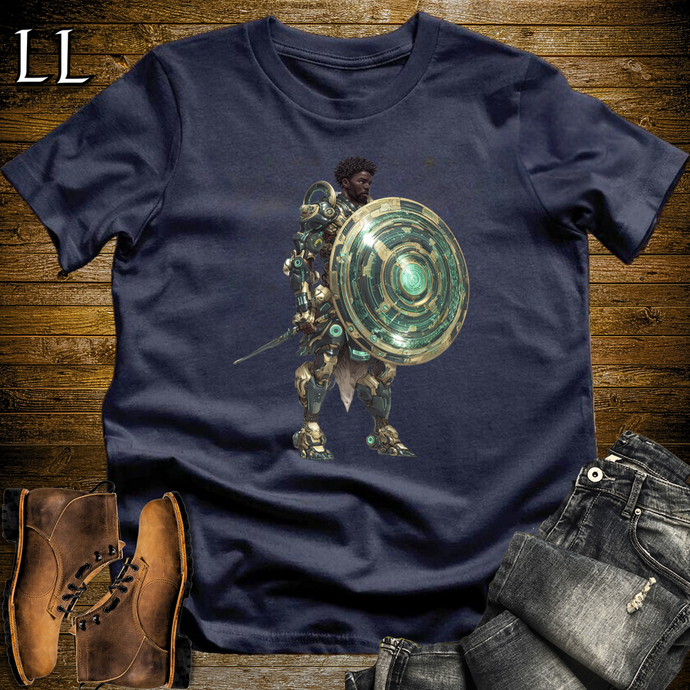 African Emerald Shield Warrior - Navy