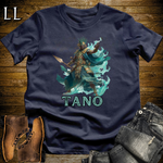 Tano African God Softstyle Tee Navy | Akan River Warrior God Tee