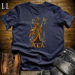 Ala African Goddess Softstyle Tee Navy | Igbo Earth Goddess Tee