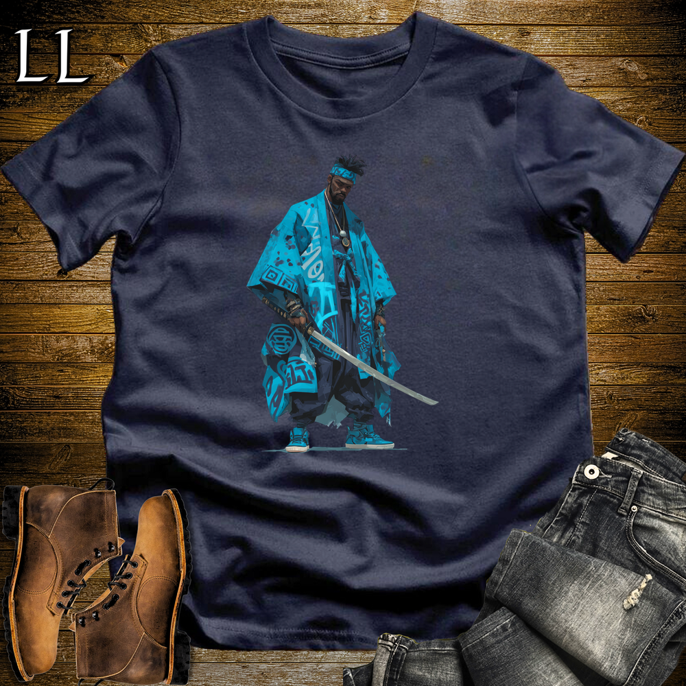 African Sky Blue Street Samurai - Navy
