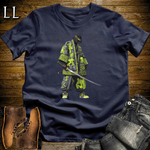 African Green Street Samurai Navy | African Warrior Tee