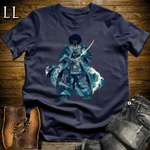 African Crashing Wave Samurai Navy | African Warrior Tee