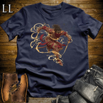 African Kingslayer Assassin Softstyle Tee Navy | African Warrior Tee
