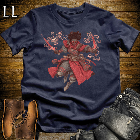 African Flame Assassin Softstyle Tee - Navy