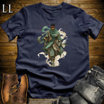 African Desert Wind Assassin Softstyle Tee Navy | African Warrior Tee
