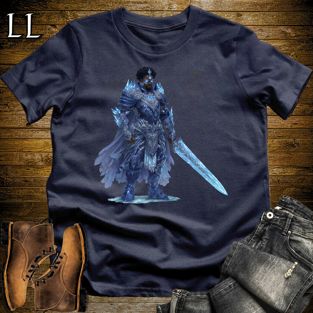 African Ice King Softstyle Tee - Navy