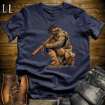 African Blow Dart Warrior Softstyle Tee - Navy
