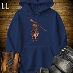 African Copper Mace Warrior Hooded Sweatshirt Navy | Mace