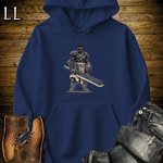 African Gladiator Barbarian Hooded Sweatshirt Navy | African Warrior Hoodie