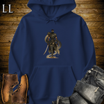 African Black Mamba Assassin Hooded Sweatshirt Navy | African Warrior Hoodie