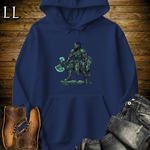 African Emerald Warrior Hooded Sweatshirt Navy | Jewel Warrior