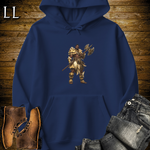 African Doubleblade Axe Master Hooded Sweatshirt Navy | Doubleblade Axe Master