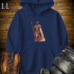 African Spear King Hooded Sweatshirt - Navy