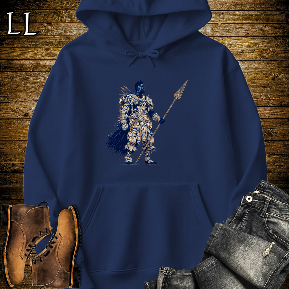 African Royal Bonespear Master Hooded Sweatshirt Navy | Bonespear Master
