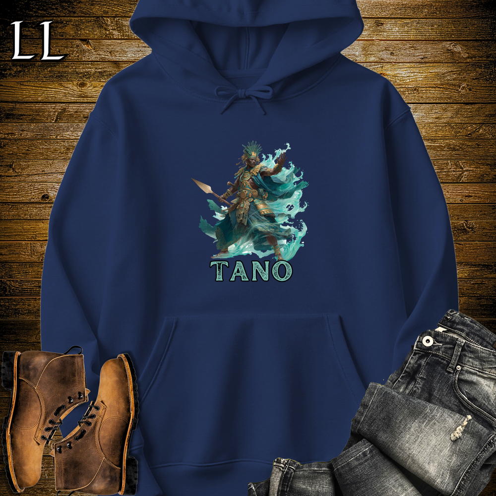 Tano African God Hooded Sweatshirt - Navy