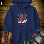 Oya African Goddess Hooded Sweatshirt - Navy