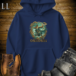 Oshoshi African God Hooded Sweatshirt Navy | African Orisha God Sweatshirt