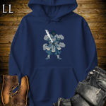 African Lightning Sword Samurai Navy | African Warrior Hoodie