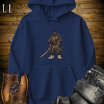 African Black Street Samurai Navy | African Warrior Hoodie