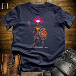 African 16 Bit Zulu Spear King Navy | Zulu Warrior Tee