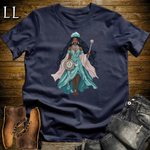 African 16 Bit Water Queen Navy | African Queen Tee