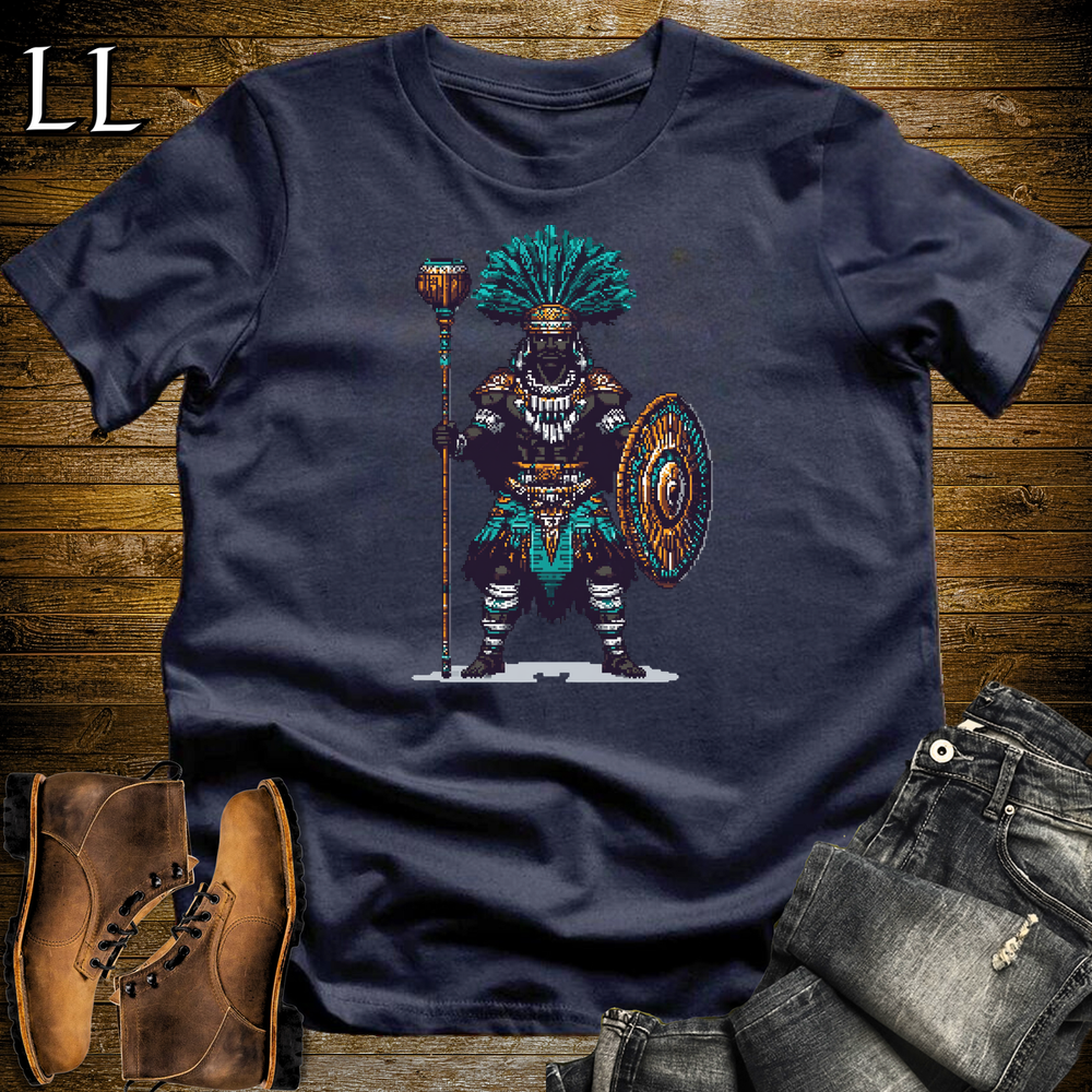 African 16 Bit Iwasi Club King Navy | African King Tee