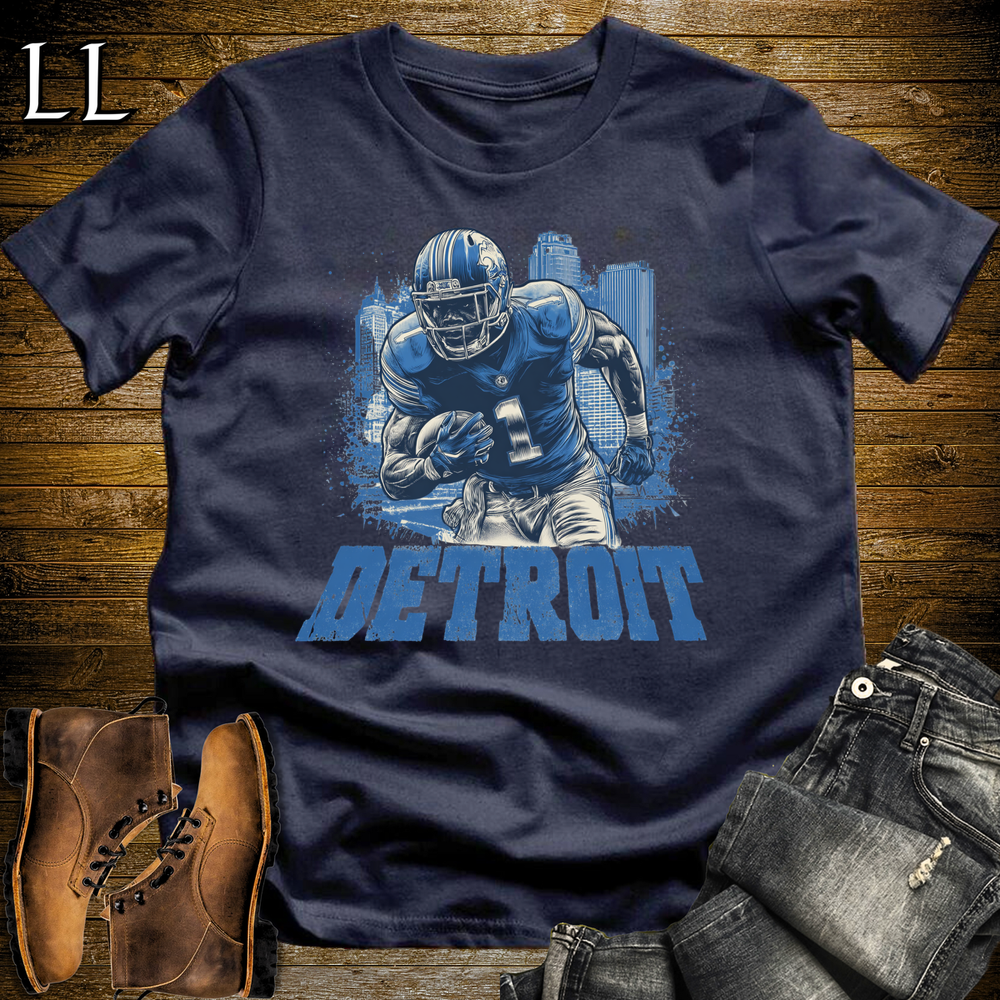 Detroit Lions Shirt Navy | NFL Fan Tee