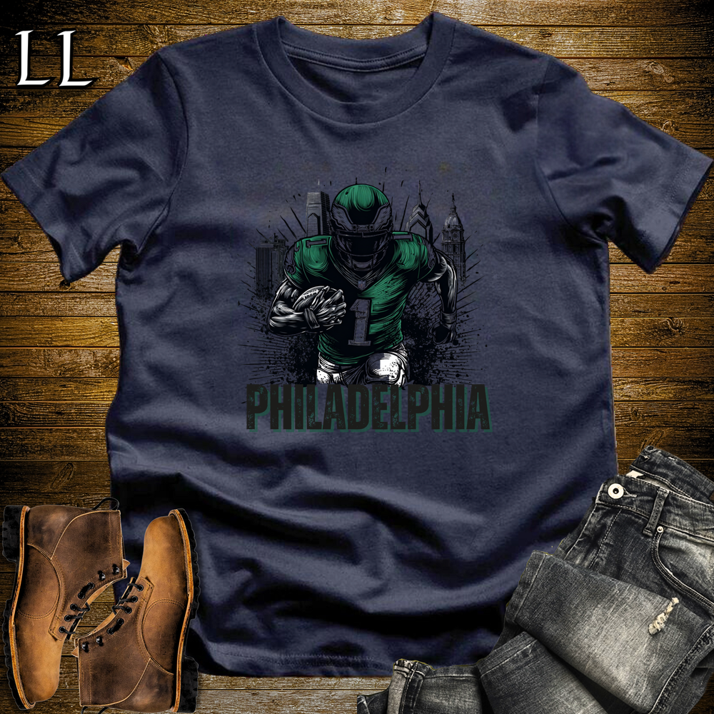Eagles Football Shirt Navy | Philadelphia Fan Tee
