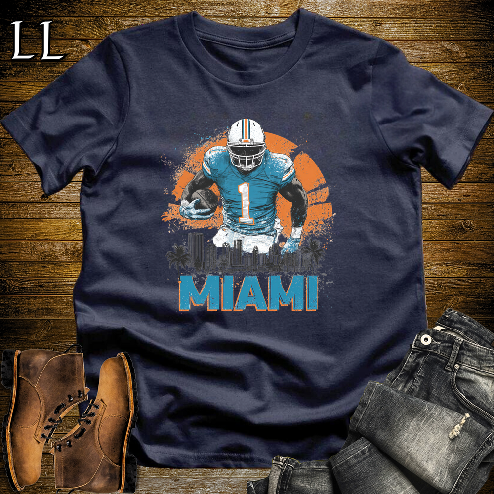 Miami Dolphins Shirt Navy | NFL Fan Tee